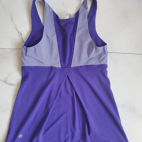 Lululemon Run Ta Ta Topper  Wee Stripe Bruised Berry - Picture 6 of 12